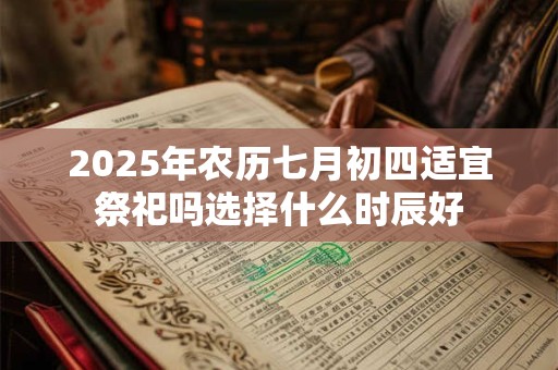 2025年农历七月初四适宜祭祀吗选择什么时辰好