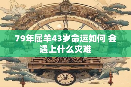 79年属羊43岁命运如何 会遇上什么灾难