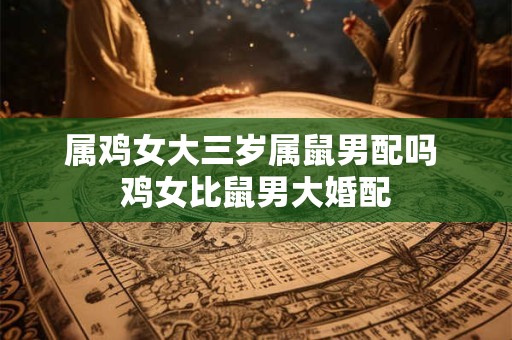 属鸡女大三岁属鼠男配吗 鸡女比鼠男大婚配