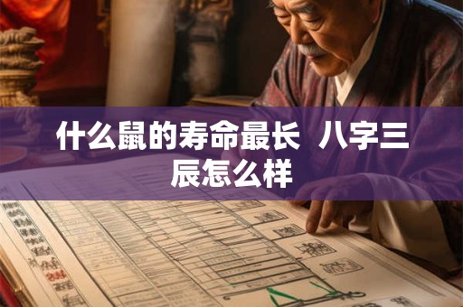 什么鼠的寿命最长  八字三辰怎么样