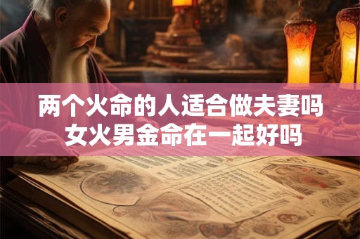 两个火命的人适合做夫妻吗 女火男金命在一起好吗