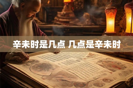 辛未时是几点 几点是辛未时