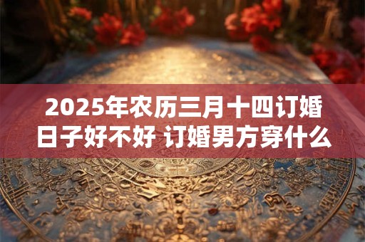 2026年农历三月十四订婚日子好不好 订婚男方穿什么好