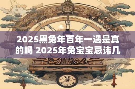 2025黑兔年百年一遇是真的吗 2025年兔宝宝忌讳几月出生 2025黑兔年百年一遇是真的吗 2025年兔宝宝忌讳几月出生