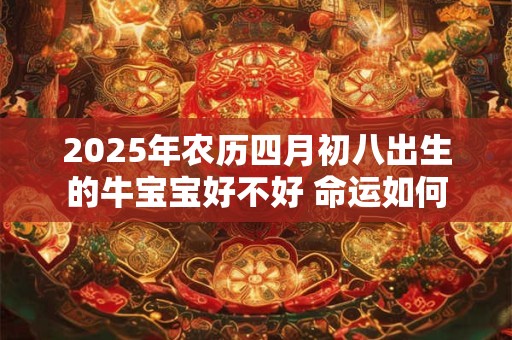 2025年农历四月初八出生的牛宝宝好不好 命运如何