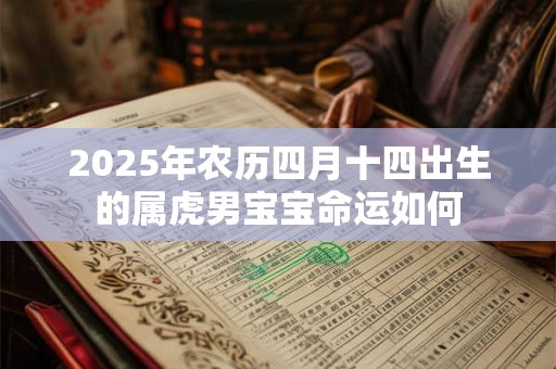 2025年农历四月十四出生的属虎男宝宝命运如何