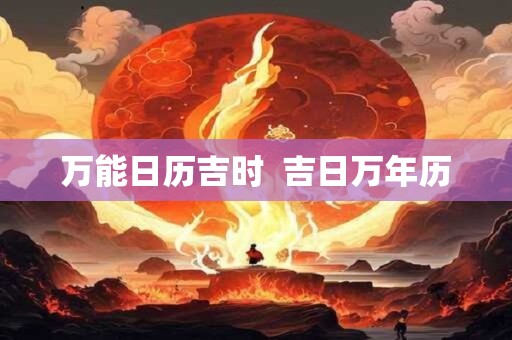 万能日历吉时  吉日万年历