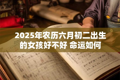 2025年农历六月初二出生的女孩好不好 命运如何