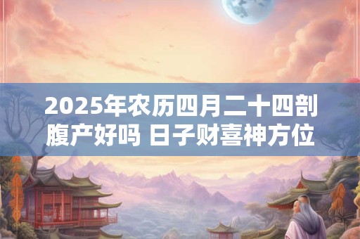 2025年农历四月二十四剖腹产好吗 日子财喜神方位