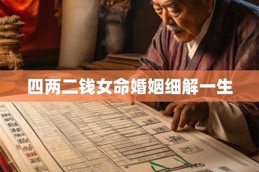 四两二钱女命婚姻细解一生