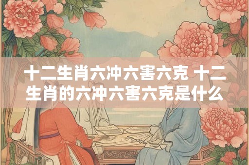 十二生肖六冲六害六克 十二生肖的六冲六害六克是什么
