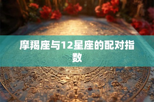 详细阅读:摩羯座与12星座的配对指数 摩羯座与12星座的配对指数