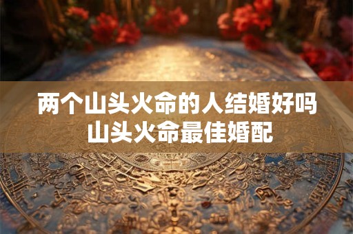 两个山头火命的人结婚好吗 山头火命最佳婚配 两个山头火命的人结婚好吗 山头火命最佳婚配
