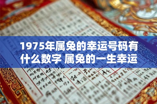 1975年属兔的幸运号码有什么数字 属兔的一生幸运数字查询