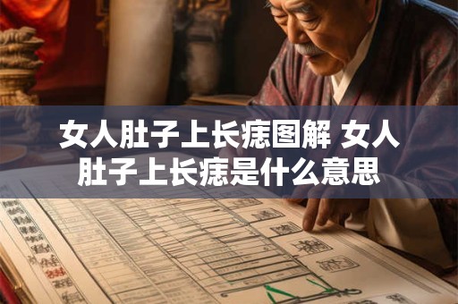女人肚子上长痣图解 女人肚子上长痣是什么意思