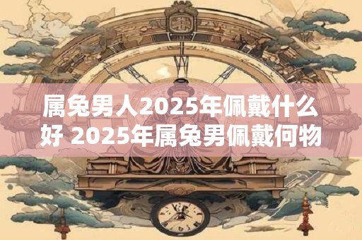 属兔男人2025年佩戴什么好 2025年属兔男佩戴何物