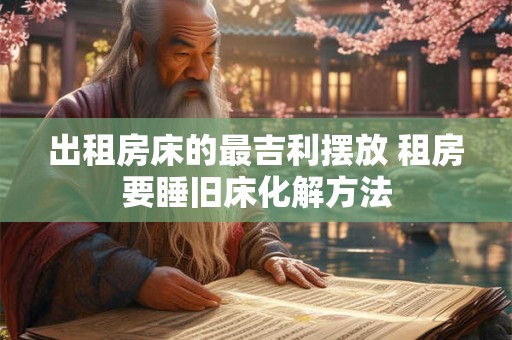 出租房床的最吉利摆放 租房要睡旧床化解方法