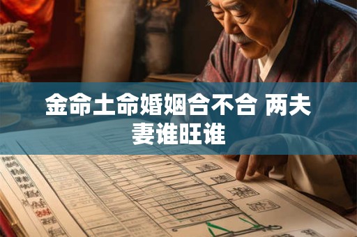 金命土命婚姻合不合 两夫妻谁旺谁