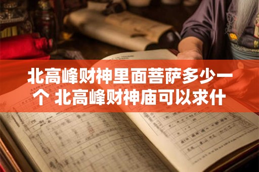 北高峰财神里面菩萨多少一个 北高峰财神庙可以求什么