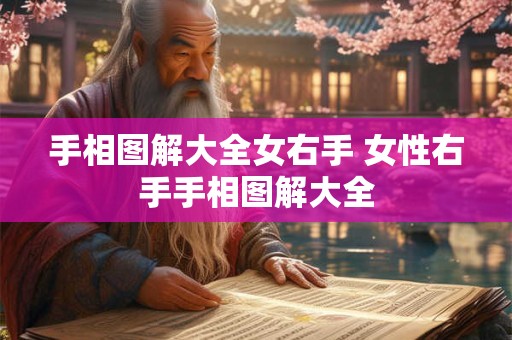 手相图解大全女右手 女性右手手相图解大全