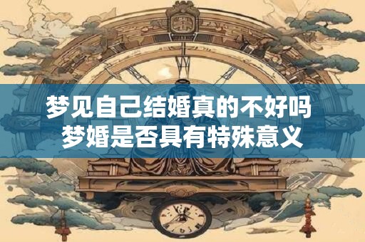 梦见自己结婚真的不好吗 梦婚是否具有特殊意义