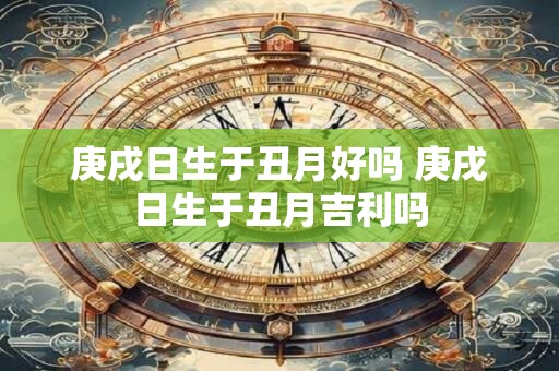 庚戌日生于丑月好吗 庚戌日生于丑月吉利吗
