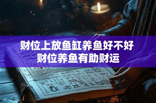 财位上放鱼缸养鱼好不好 财位养鱼有助财运