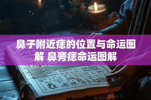 鼻子附近痣的位置与命运图解 鼻旁痣命运图解