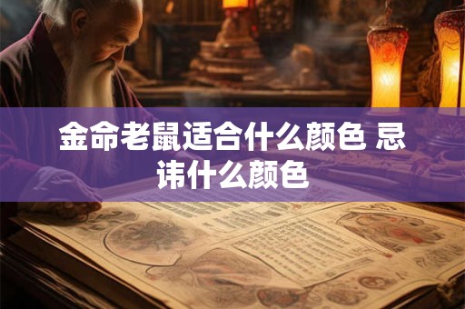 金命老鼠适合什么颜色 忌讳什么颜色