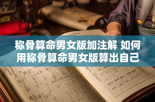 称骨算命男女版加注解 如何用称骨算命男女版算出自己的命运