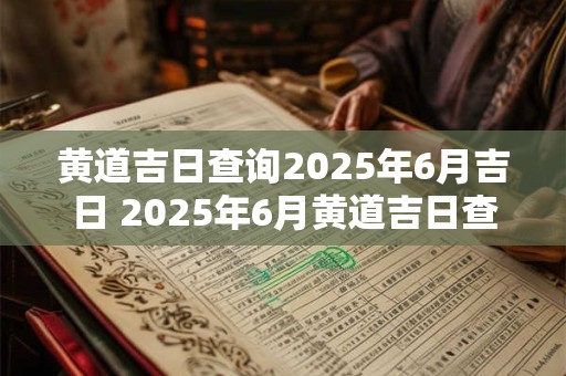 黄道吉日查询2025年6月吉日 2025年6月黄道吉日查询 黄道吉日查询2025年6月吉日 2025年6月黄道吉日查询