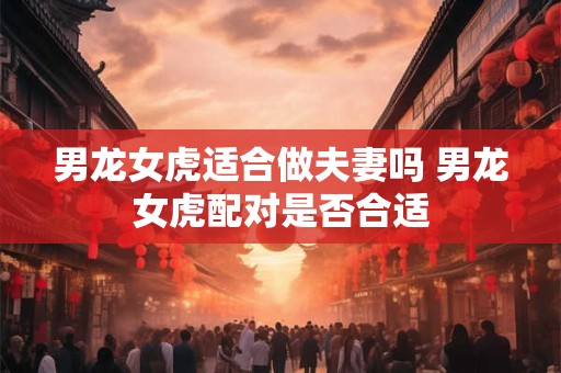 男龙女虎适合做夫妻吗 男龙女虎配对是否合适