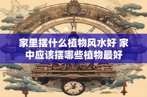 家里摆什么植物风水好 家中应该摆哪些植物最好