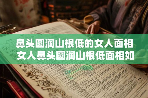 鼻头圆润山根低的女人面相 女人鼻头圆润山根低面相如何