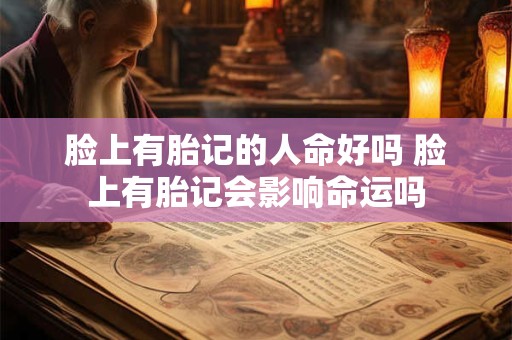 脸上有胎记的人命好吗 脸上有胎记会影响命运吗