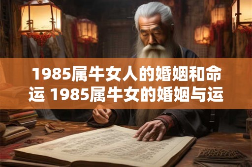 详细阅读:1985属牛女人的婚姻和命运 1985属牛女的婚姻与运势 1985属牛女人的婚姻和命运 1985属牛女的婚姻与运势