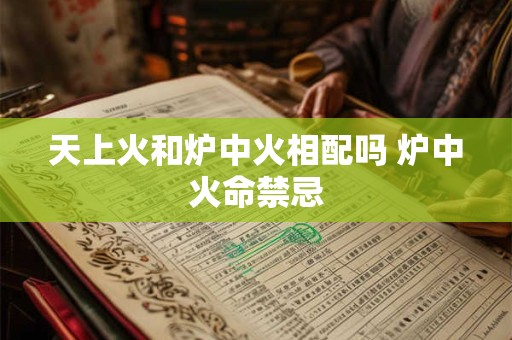 天上火和炉中火相配吗 炉中火命禁忌 天上火和炉中火相配吗 炉中火命禁忌