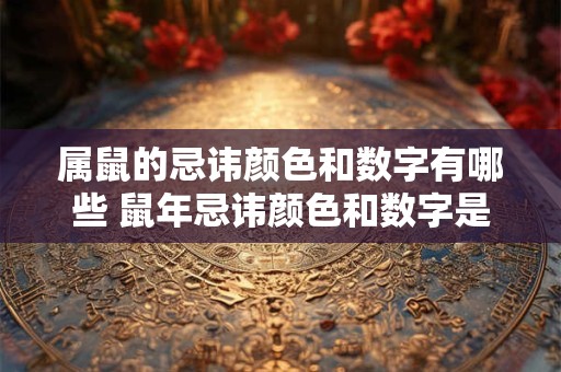 属鼠的忌讳颜色和数字有哪些 鼠年忌讳颜色和数字是什么