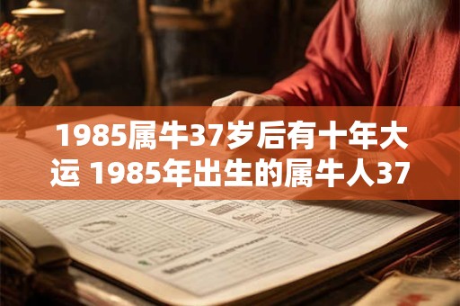 1985属牛37岁后有十年大运 1985年出生的属牛人37岁后会有十年大运吗
