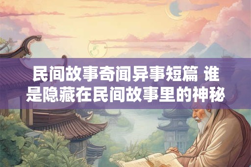 民间故事奇闻异事短篇 谁是隐藏在民间故事里的神秘人物