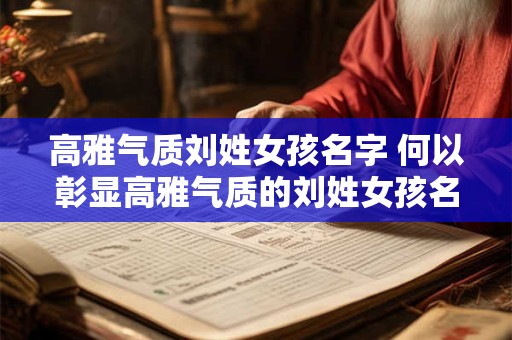 高雅气质刘姓女孩名字 何以彰显高雅气质的刘姓女孩名字