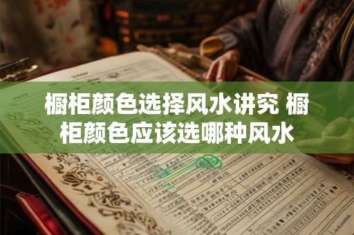 橱柜颜色选择风水讲究 橱柜颜色应该选哪种风水