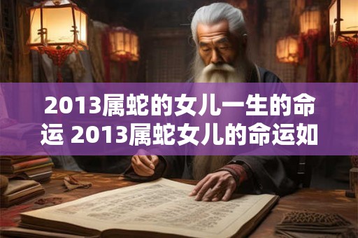 2013属蛇的女儿一生的命运 2013属蛇女儿的命运如何