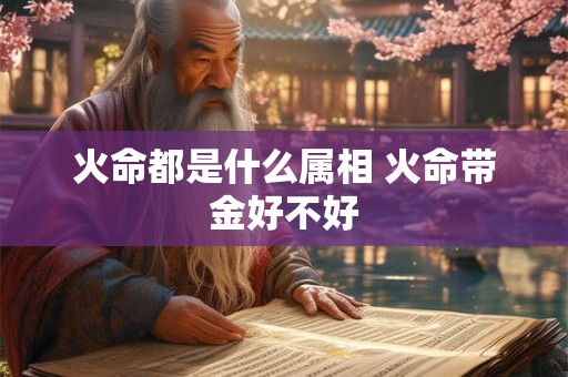 火命都是什么属相 火命带金好不好