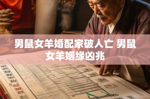 男鼠女羊婚配家破人亡 男鼠女羊姻缘凶兆