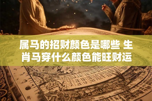 属马的招财颜色是哪些 生肖马穿什么颜色能旺财运