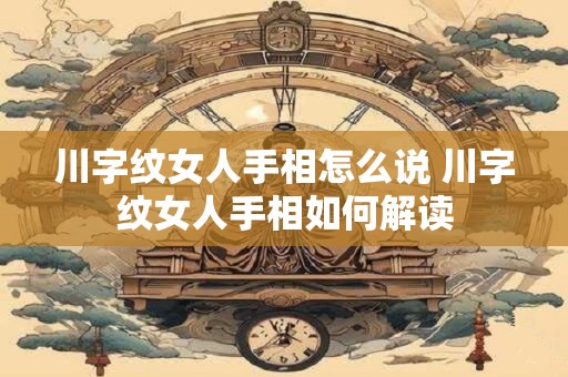 川字纹女人手相怎么说 川字纹女人手相如何解读