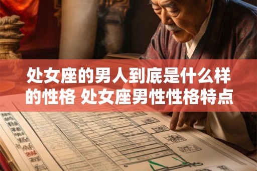 处女座的男人到底是什么样的性格 处女座男性性格特点是什么