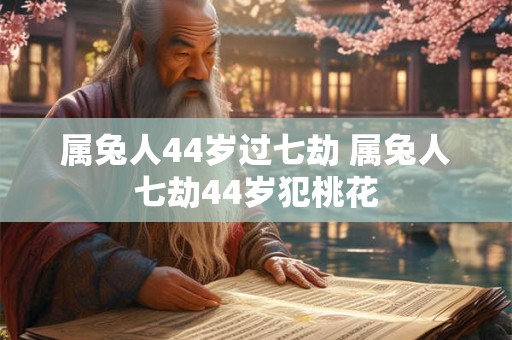 属兔人44岁过七劫 属兔人七劫44岁犯桃花