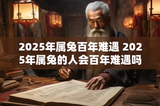 2025年属兔百年难遇 2025年属兔的人会百年难遇吗